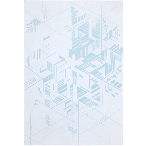 Плед Winterflake, бело-голубой с люрексом Плед Winterflake, бело-голубой с люрексом