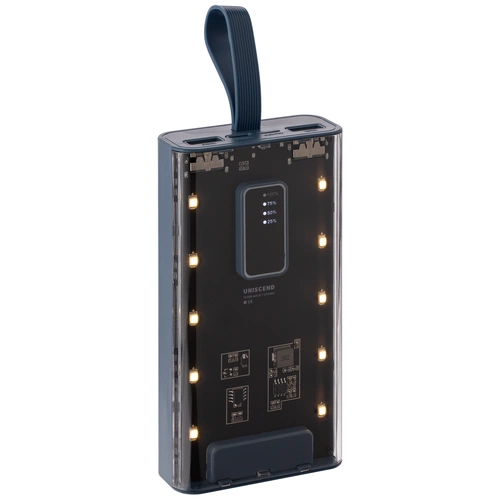 Аккумулятор Trellis Flat 10000 мАч, синий Аккумулятор Trellis Flat 10000 мАч, синий