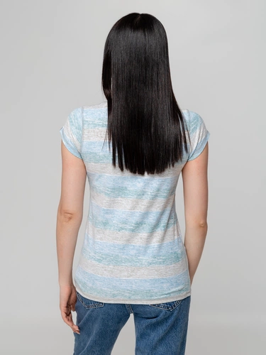 Футболка женская Rayet Lady двусторонняя, голубая с зеленым Футболка женская Rayet Lady двусторонняя, голубая с зеленым