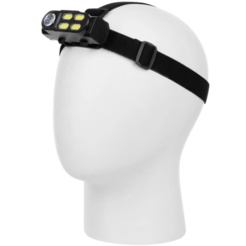 Налобный фонарик аккумуляторный Alnes, черный Налобный фонарик аккумуляторный Alnes, черный