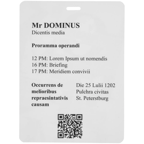 Бейдж с печатью на заказ, матовая ламинация Бейдж с печатью на заказ, матовая ламинация