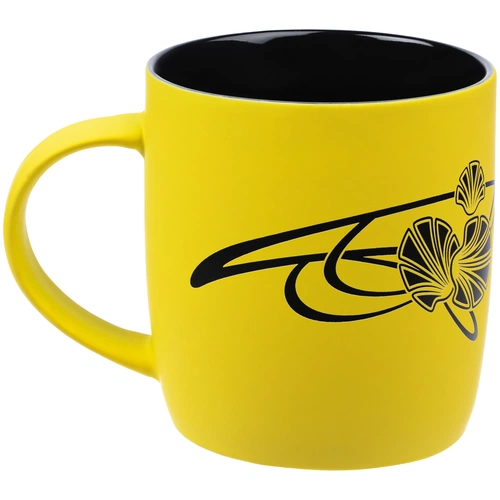 Кружка Surprise Touch Black с нанесением, желтая Кружка Surprise Touch Black с нанесением, желтая