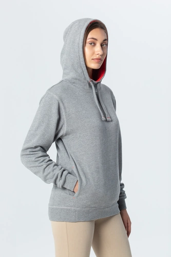 Двусторонняя толстовка Revers, серая с красным Двусторонняя толстовка Revers, серая с красным