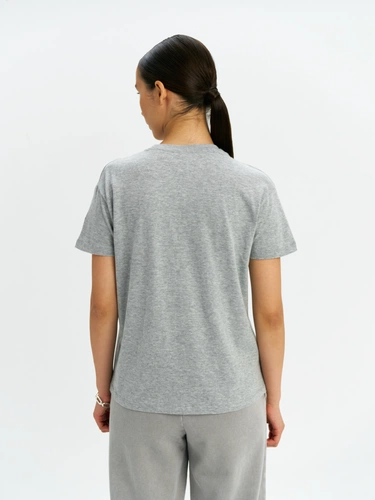 Футболка унисекс Regent 150, серый меланж Футболка унисекс Regent 150, серый меланж