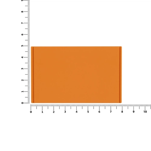 Лейбл из ПВХ Dzeta, XL, оранжевый Лейбл из ПВХ Dzeta, XL, оранжевый