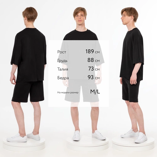 Футболка унисекс оверсайз T1, черная Футболка унисекс оверсайз T1, черная