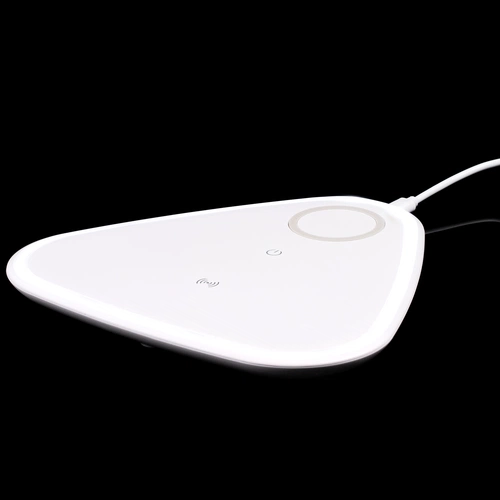 Станция беспроводной зарядки с антистрессом Countdown, белая Станция беспроводной зарядки с антистрессом Countdown, белая