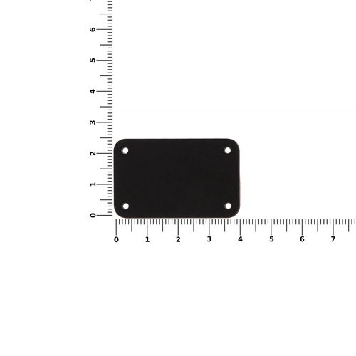 Лейбл из ПВХ Kreta, S, черный Лейбл из ПВХ Kreta, S, черный