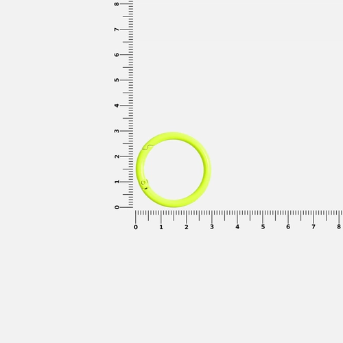 Карабин-кольцо Claus, L, желтый неон Карабин-кольцо Claus, L, желтый неон