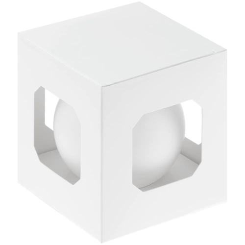 Елочный шар Finery Matt, 8 см, матовый белый Елочный шар Finery Matt, 8 см, матовый белый