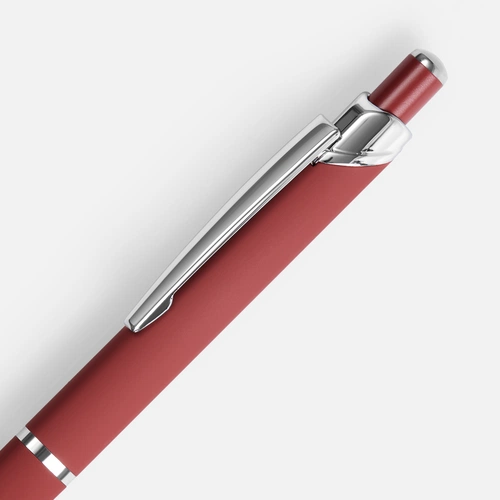 Ручка шариковая Chromos Soft Touch, красная Ручка шариковая Chromos Soft Touch, красная