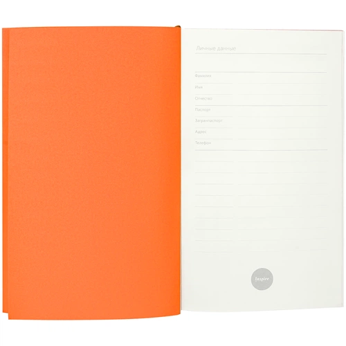 Ежедневник Flat Mini, недатированный, оранжевый Ежедневник Flat Mini, недатированный, оранжевый