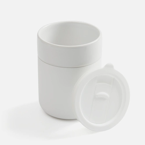 Кружка Nabo с силиконовым держателем, белая Кружка Nabo с силиконовым держателем, белая