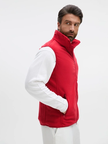 Жилет флисовый унисекс Ben Mac, красный Жилет флисовый унисекс Ben Mac, красный