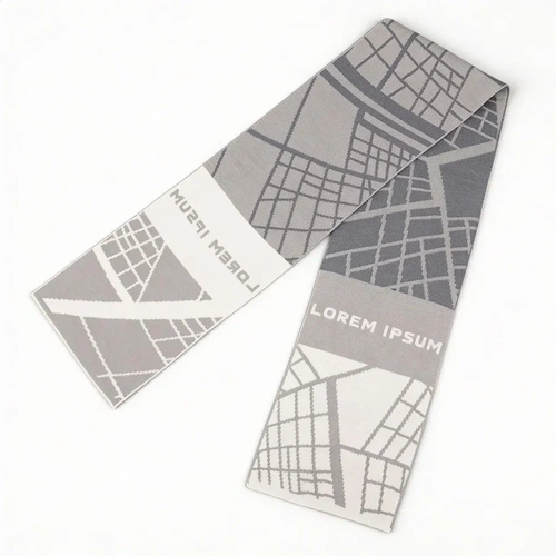 Шарф на заказ Tricksy Light, M, полушерсть Шарф на заказ Tricksy Light, M, полушерсть