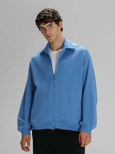 Толстовка унисекс Neofit, синяя Толстовка унисекс Neofit, синяя