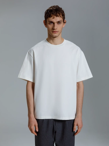 Футболка оверсайз Kangas, белая Футболка оверсайз Kangas, белая