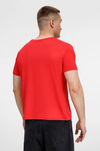 Футболка унисекс Senti, красная Футболка унисекс Senti, красная