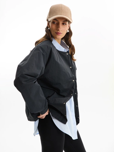 Куртка унисекс Veter, черная Куртка унисекс Veter, черная