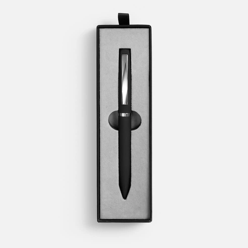 Ручка шариковая Bolt Soft Touch в футляре, черная Ручка шариковая Bolt Soft Touch в футляре, черная