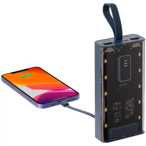 Аккумулятор Trellis Flat 10000 мАч, синий Аккумулятор Trellis Flat 10000 мАч, синий