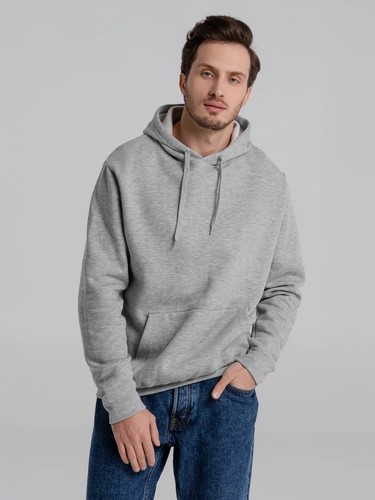Толстовка с капюшоном Slam 320, серый меланж Толстовка с капюшоном Slam 320, серый меланж