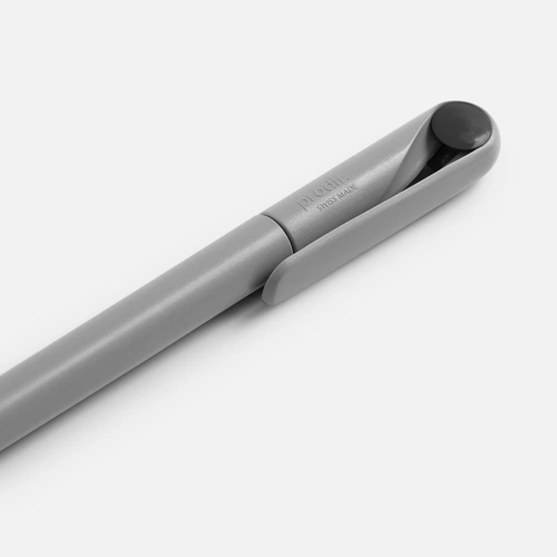 Ручка шариковая Prodir DS1 TMM Dot, серая с черным Ручка шариковая Prodir DS1 TMM Dot, серая с черным