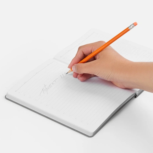 Карандаш простой Hand Friend с ластиком, оранжевый Карандаш простой Hand Friend с ластиком, оранжевый