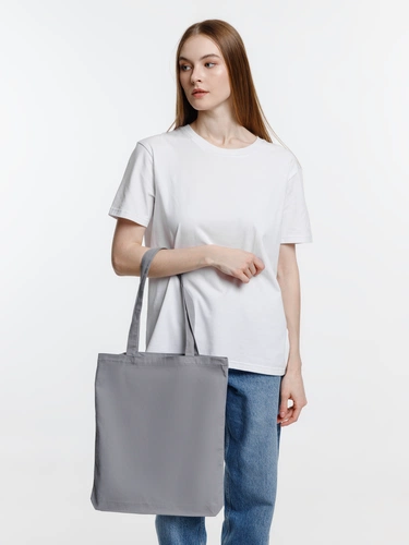 Холщовая сумка Strong 210, серая Холщовая сумка Strong 210, серая
