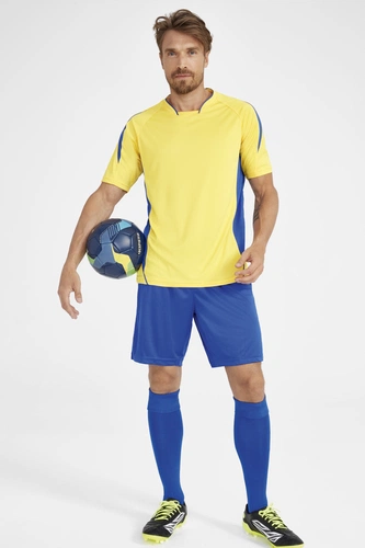 Футболка спортивная Maracana 140, зеленая с белым Футболка спортивная Maracana 140, зеленая с белым