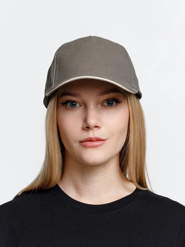 Бейсболка Long Beach, хаки с бежевым Бейсболка Long Beach, хаки с бежевым