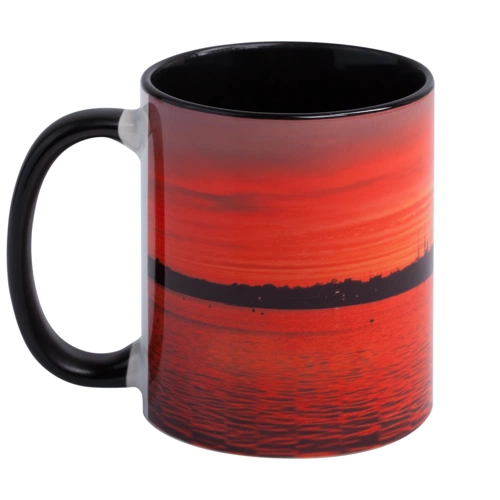 Кружка Promo Plus для сублимационной печати, черная Кружка Promo Plus для сублимационной печати, черная