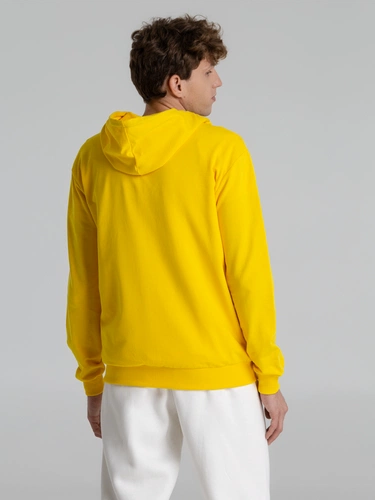 Толстовка на молнии с капюшоном Unit Siverga, желтая Толстовка на молнии с капюшоном Unit Siverga, желтая