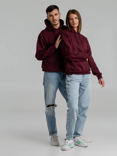 Толстовка с капюшоном Snake II бордовая Толстовка с капюшоном Snake II бордовая