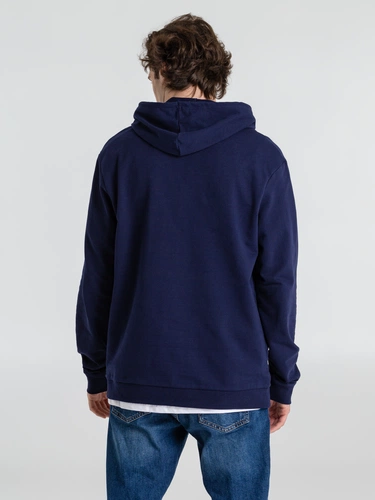 Толстовка с капюшоном унисекс Hoodie, темно-синяя Толстовка с капюшоном унисекс Hoodie, темно-синяя