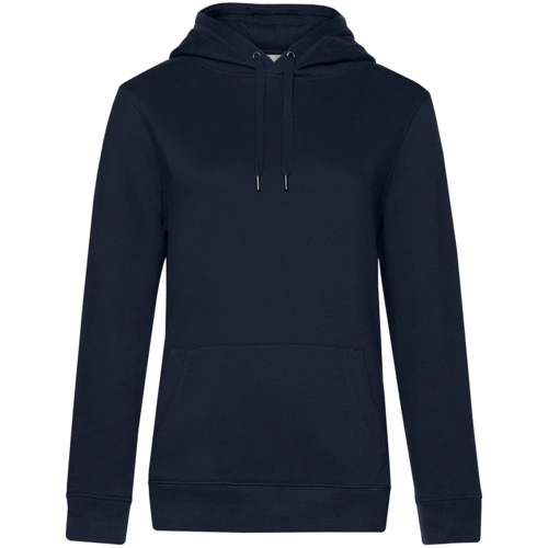 Толстовка с капюшоном женская Queen, темно-синяя Толстовка с капюшоном женская Queen, темно-синяя