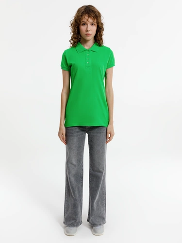 Рубашка поло женская Virma Premium Lady, зеленое яблоко Рубашка поло женская Virma Premium Lady, зеленое яблоко