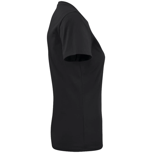 Футболка женская Ladies American U, черная Футболка женская Ladies American U, черная