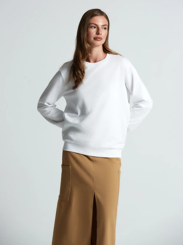 Свитшот Toima 2.0, белый Свитшот Toima 2.0, белый