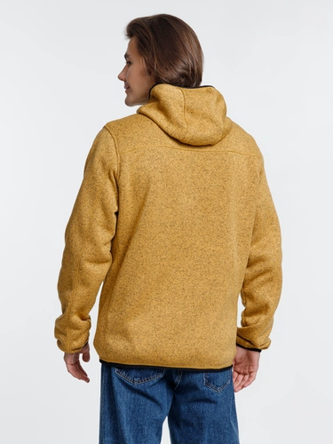 Куртка с капюшоном унисекс Gotland, горчичная Куртка с капюшоном унисекс Gotland, горчичная