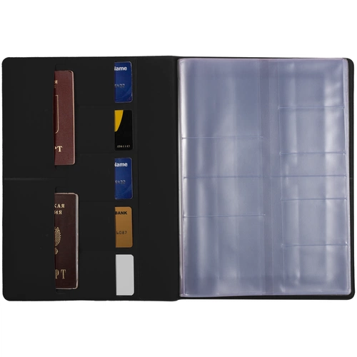 Папка для хранения документов Devon Maxi, черная Папка для хранения документов Devon Maxi, черная