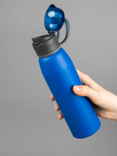Бутылка для воды Billy Gym, матовая синяя Бутылка для воды Billy Gym, матовая синяя