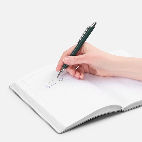 Ручка шариковая Konvent, матовая, зеленая Ручка шариковая Konvent, матовая, зеленая