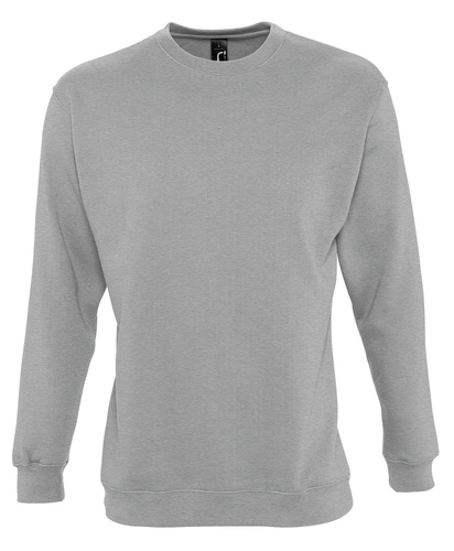 Толстовка New Supreme 280, серый меланж Толстовка New Supreme 280, серый меланж