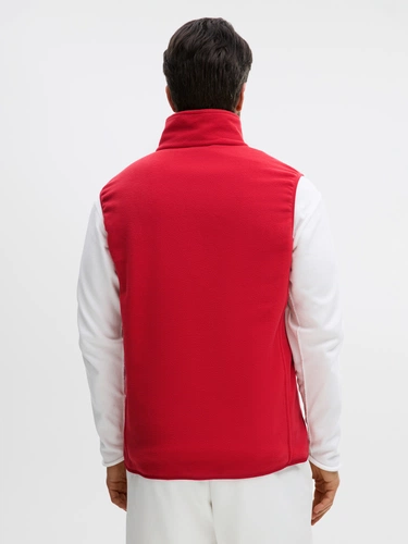 Жилет флисовый унисекс Ben Mac, красный Жилет флисовый унисекс Ben Mac, красный
