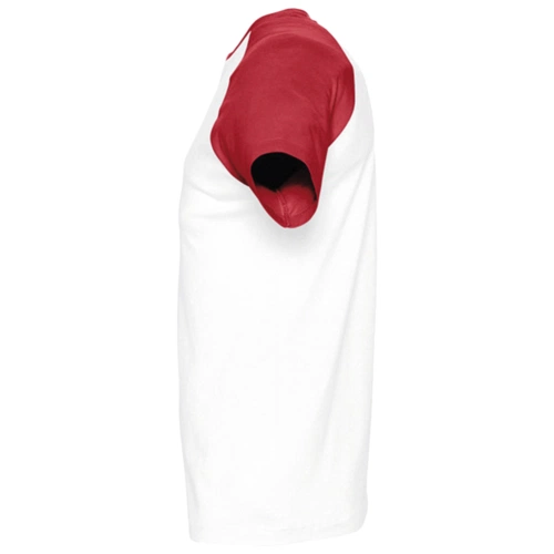 Футболка мужская двухцветная Funky 150, белая с красным Футболка мужская двухцветная Funky 150, белая с красным