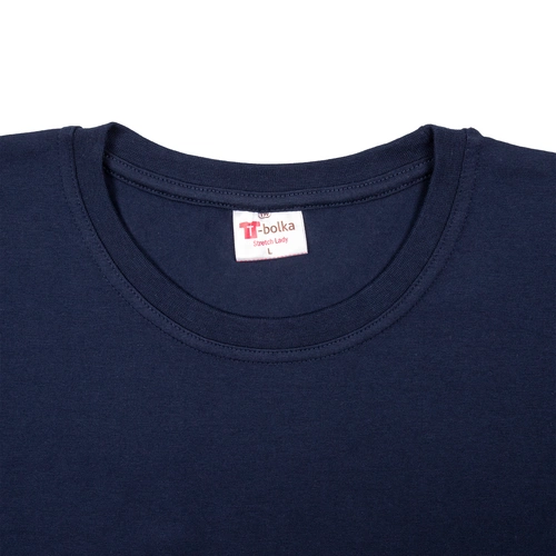 Футболка женская T-bolka Stretch Lady, кобальт (темно-синяя) Футболка женская T-bolka Stretch Lady, кобальт (темно-синяя)