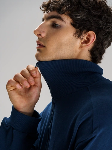 Толстовка унисекс Neofit, темно-синяя Толстовка унисекс Neofit, темно-синяя