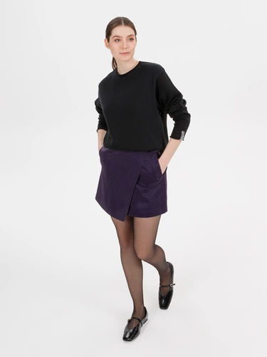 Лонгслив унисекс Siluetti Fuori, черный Лонгслив унисекс Siluetti Fuori, черный