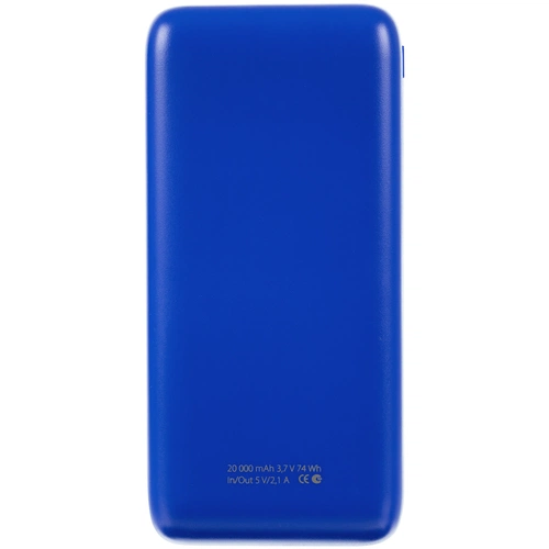 Внешний аккумулятор Gamechanger 20000 мАч, синий Внешний аккумулятор Gamechanger 20000 мАч, синий